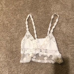 Crop top with lots of detail